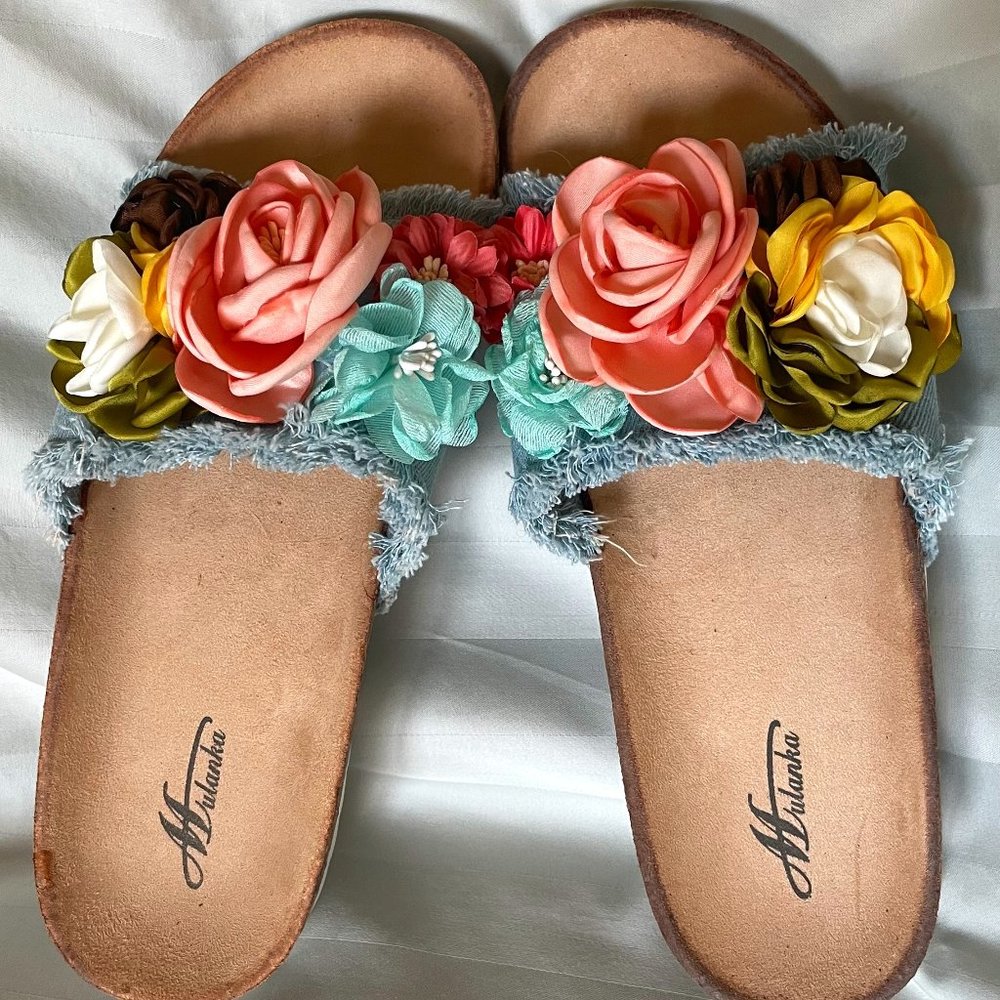 Flower Slip On Sandal